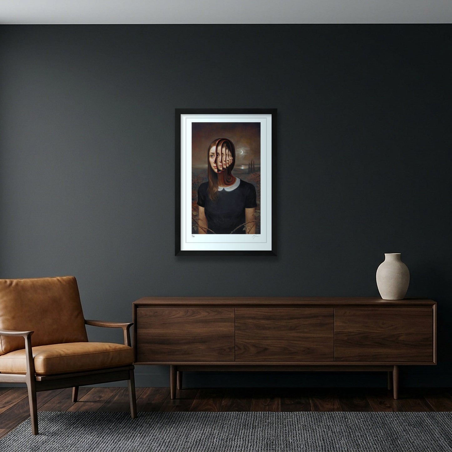 Retrospection — 30×45cm, 12×18" Black Frame