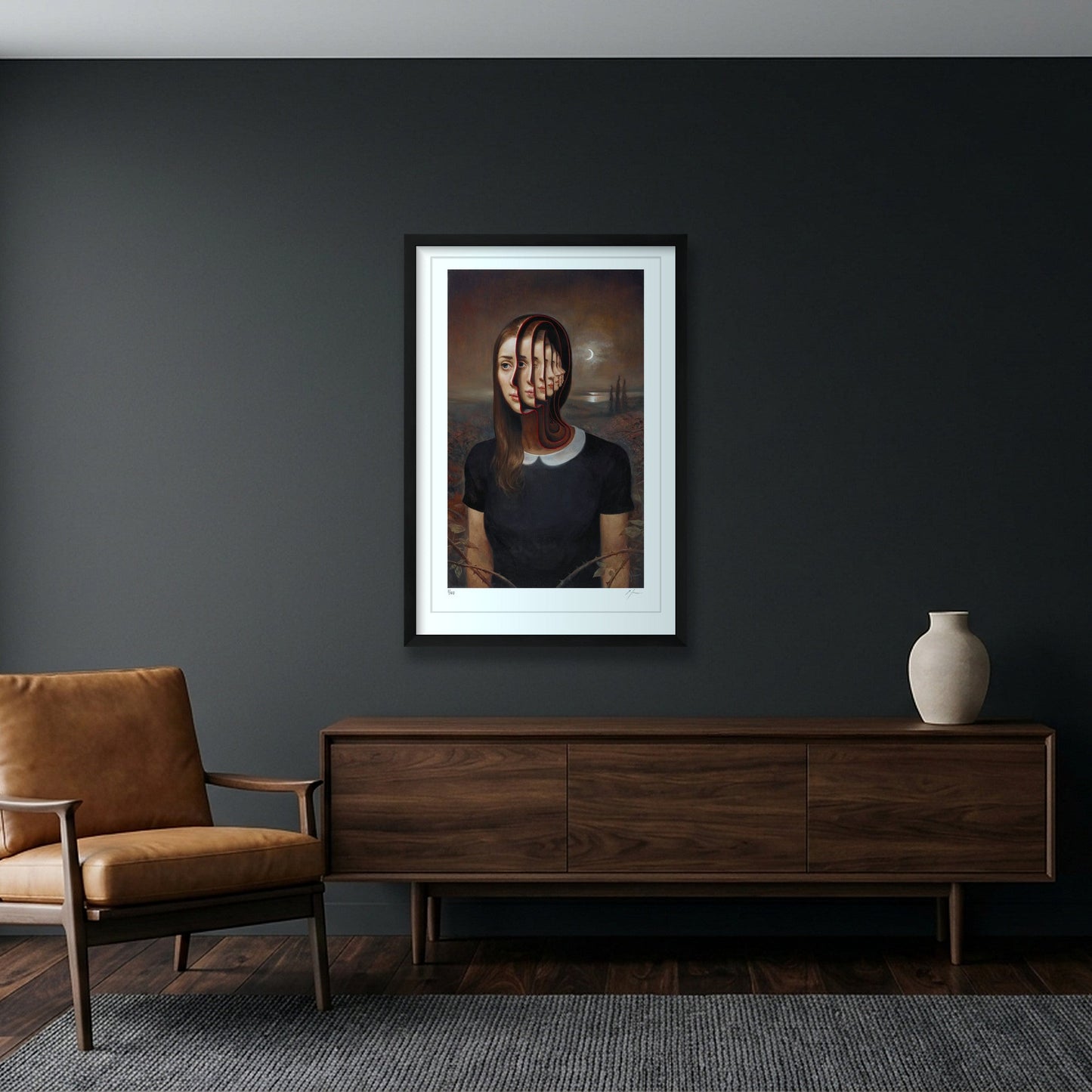Retrospection — 40×60cm, 16×24" Black Frame