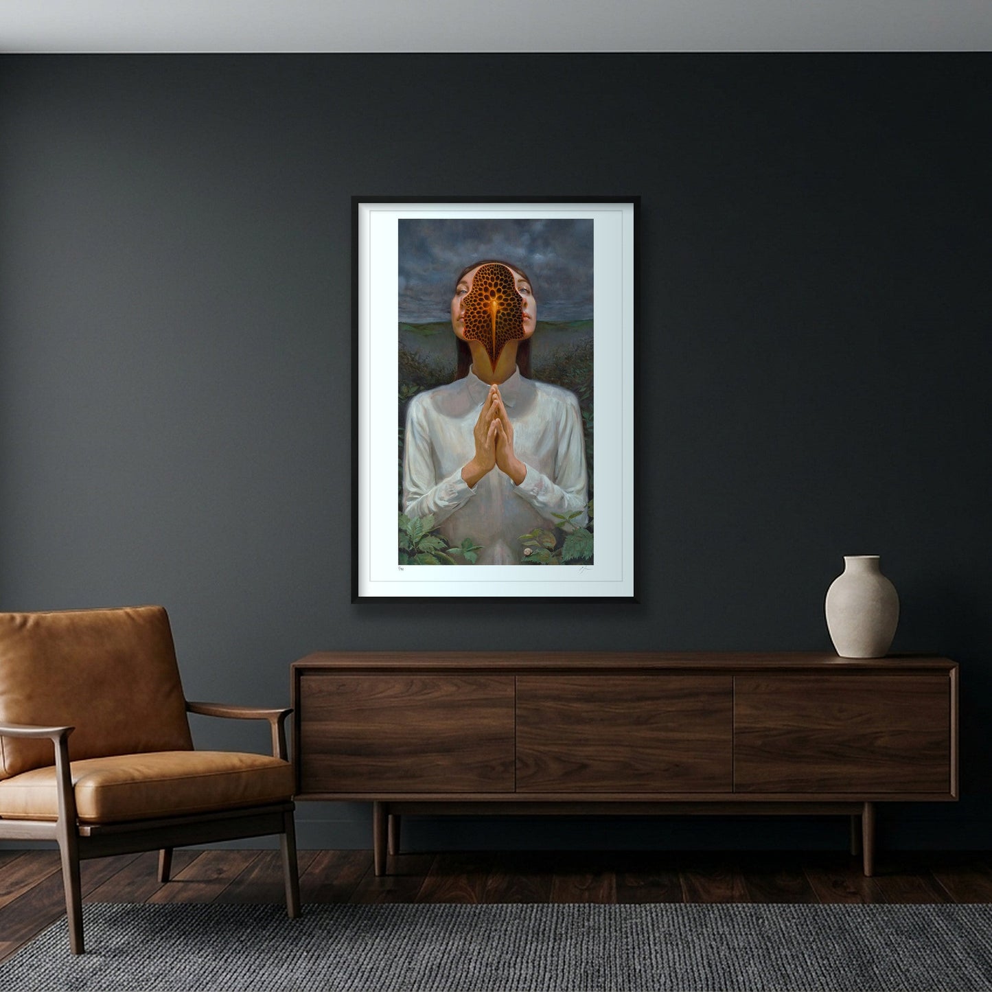 Hivemind — 70×100cm, 28×39" Black Frame
