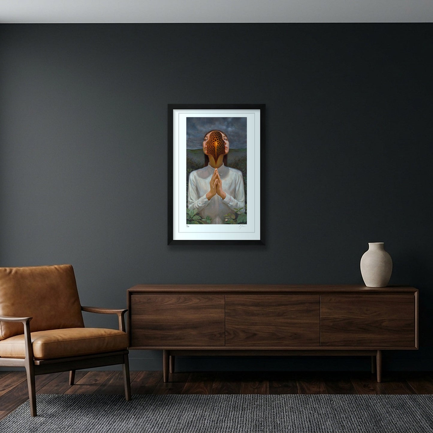 Hivemind — 30×45cm, 12×18" Black Frame